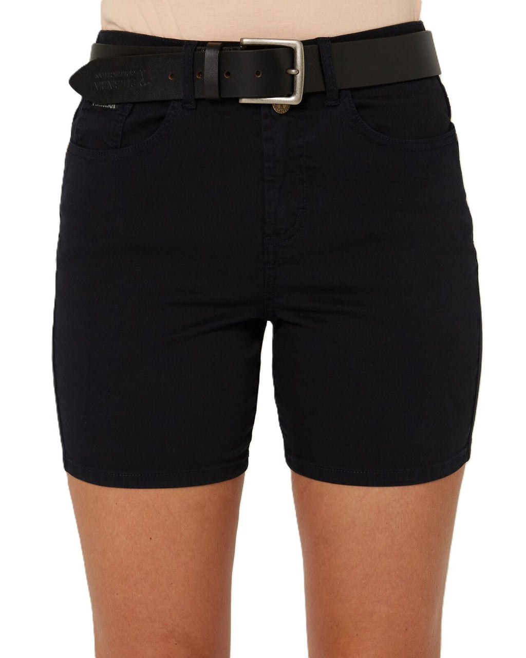 Ritemate Womens Pilbara Mia Cotton Stretch Shorts (RMPC139) Ink Navy
