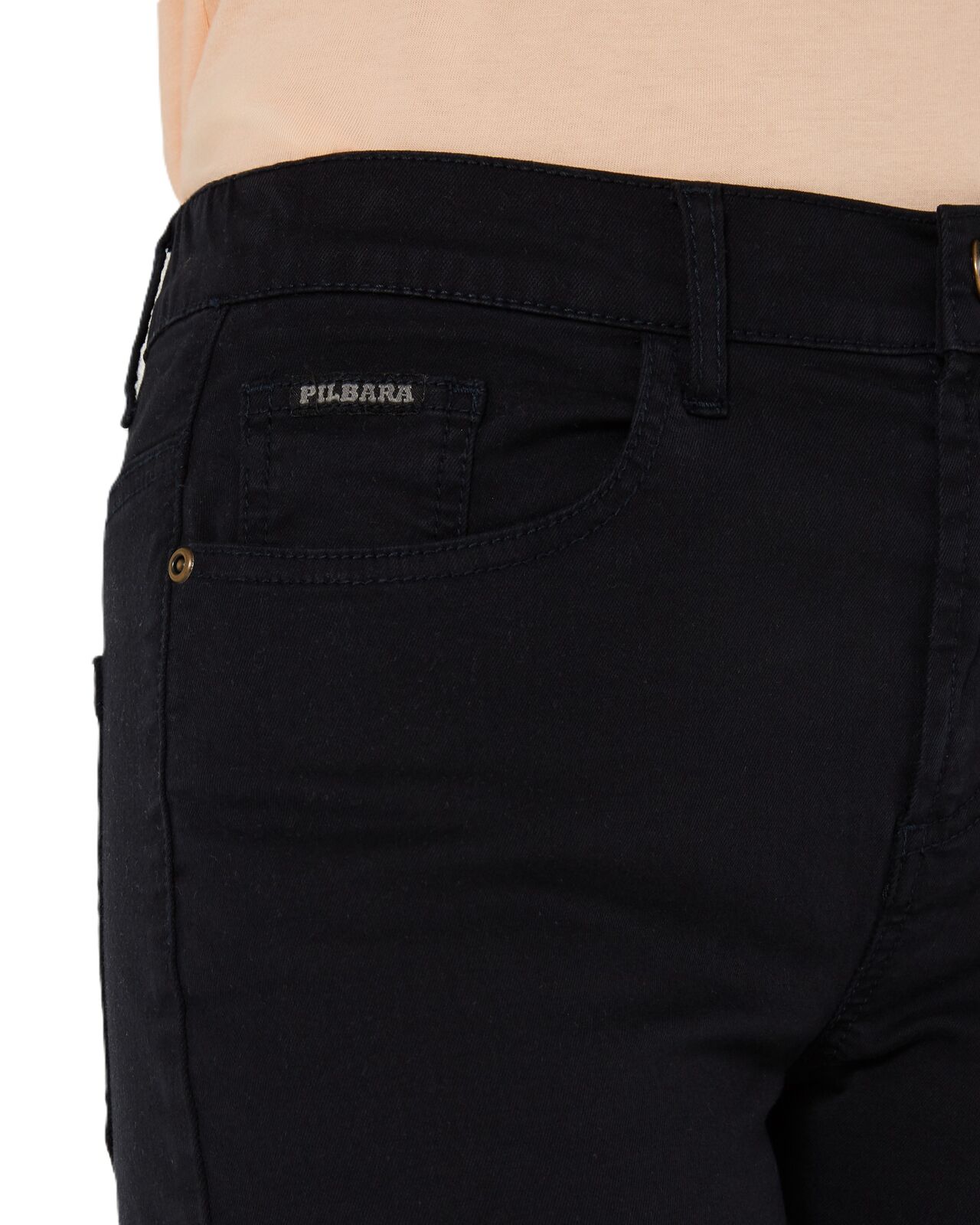 Ritemate Womens Pilbara Mia Cotton Stretch Shorts (RMPC139) Ink Navy