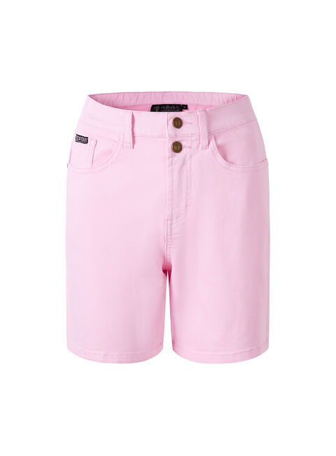Ritemate Womens Pilbara Mia Cotton Stretch Shorts (RMPC139) Pink
