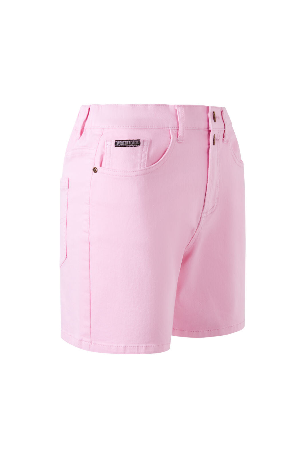Ritemate Womens Pilbara Mia Cotton Stretch Shorts (RMPC139) Pink