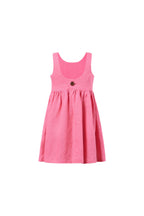 Ritemate Girls Pilbara Zoe Linen Sundress (RMPC159) Lipstick