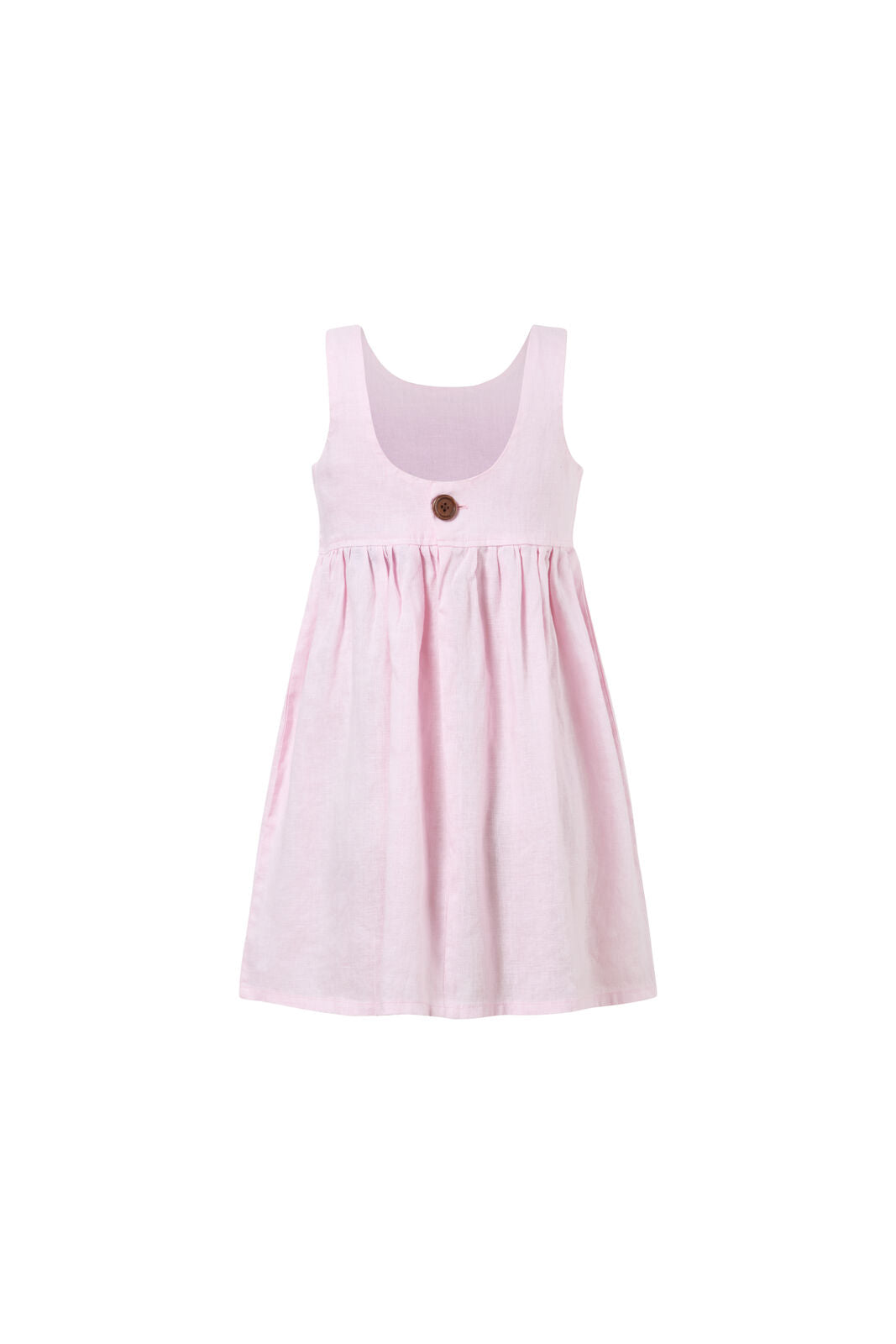 Ritemate Girls Pilbara Zoe Linen Sundress (RMPC159) Pink
