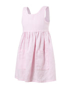 Ritemate Girls Pilbara Zoe Linen Sundress (RMPC159) Pink