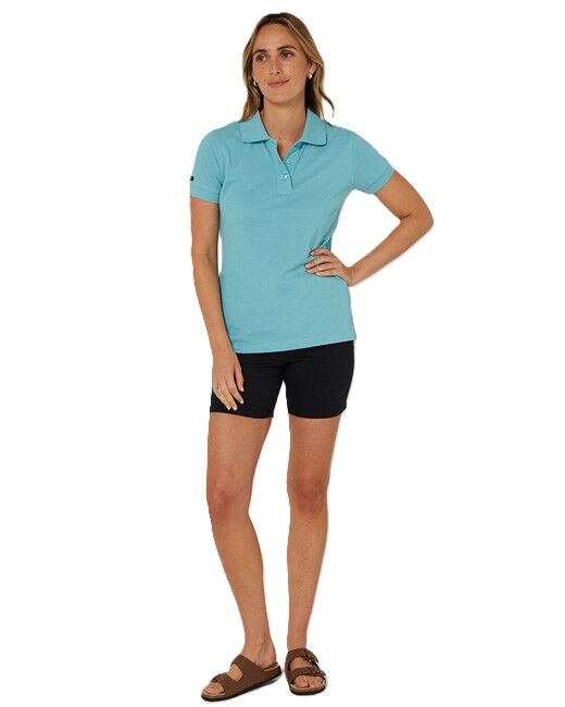 Ritemate Womens Pilbara Classic Cotton Polo (RMPC020) True Blue