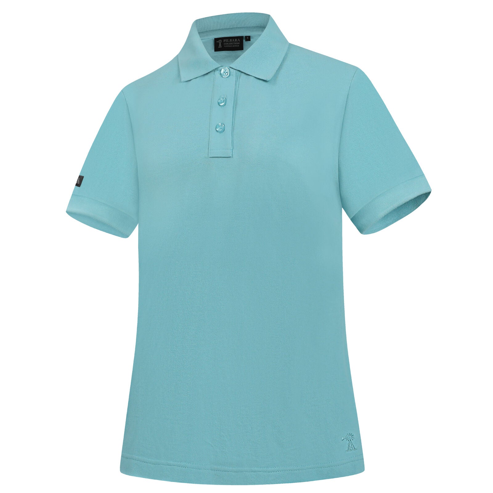 Ritemate Womens Pilbara Classic Cotton Polo (RMPC020) True Blue