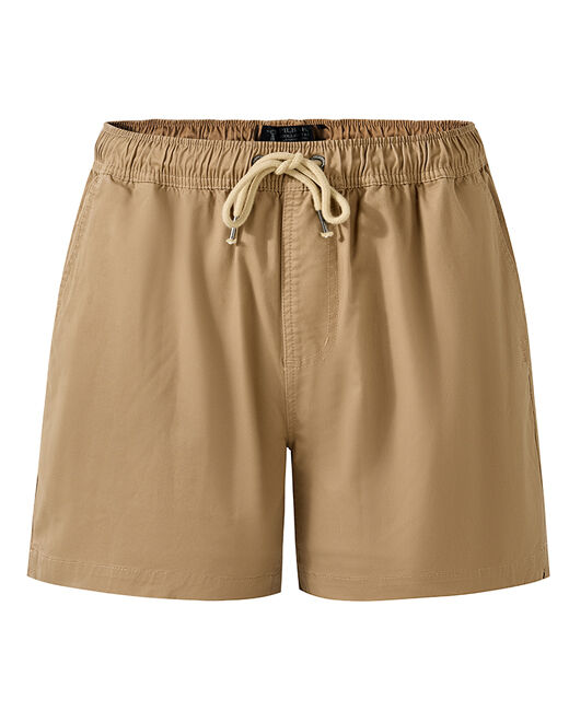 Ritemate Mens Pilbara Cotton Stretch Walk Shorts (RMPC121) Caramel