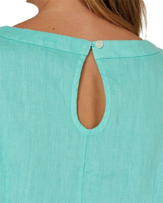 Ritemate Womens Pilbara Gabriella Linen Singlet (RMPC132) Mint