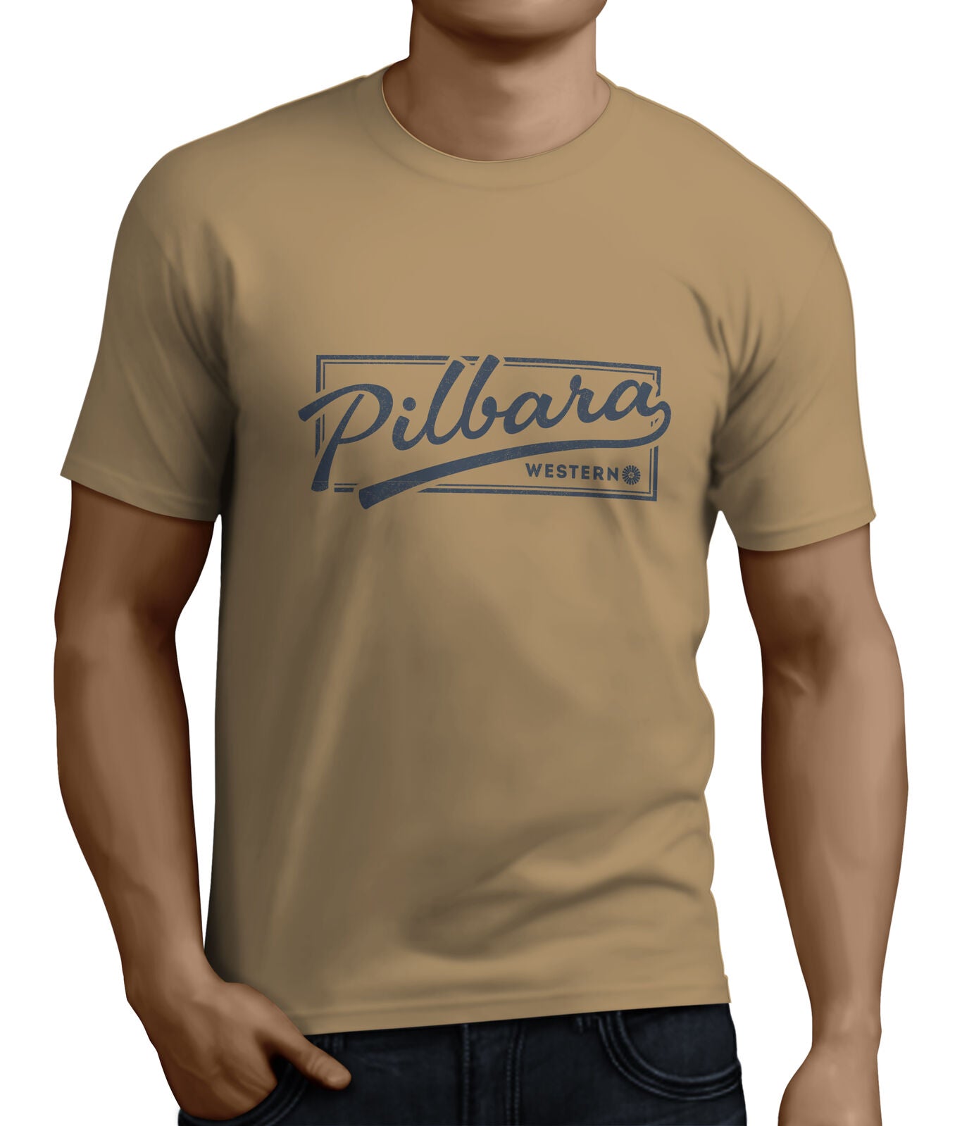 Ritemate Mens Pilbara Game Day S/S Tee (RMTC008) Golden Rough