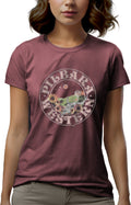 Ritemate Womens Pilbara Gone West S/S Tee (RMTC014) Cardinal