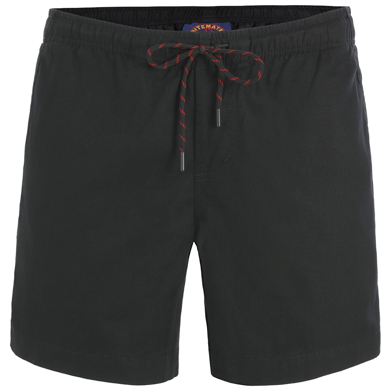 Ritemate Unisex Lightweight Elastic Waist Utility Shorts (RM1010) Black