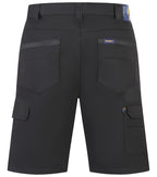 Ritemate Unisex RMX Fleixible Fit Mid Leg Tactical Shorts (RMX011S) Black