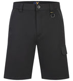 Ritemate Unisex RMX Fleixible Fit Mid Leg Tactical Shorts (RMX011S) Black