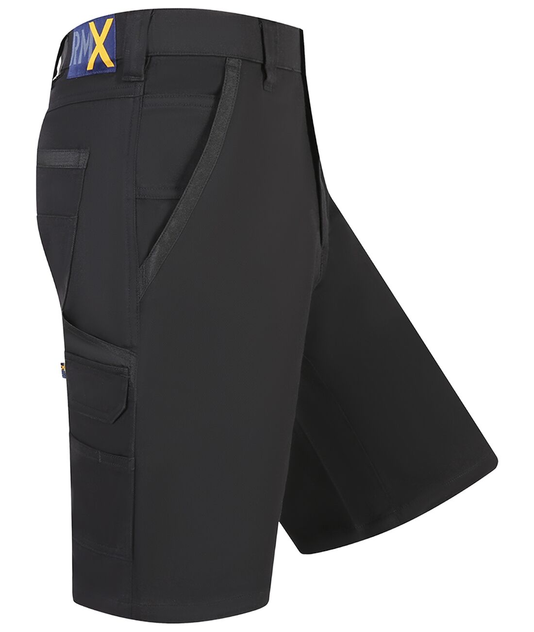 Ritemate Unisex RMX Fleixible Fit Mid Leg Tactical Shorts (RMX011S) Black