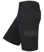 Ritemate Unisex RMX Fleixible Fit Mid Leg Tactical Shorts (RMX011S) Black