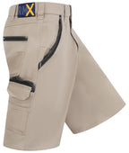 Ritemate Unisex RMX Fleixible Fit Mid Leg Tactical Shorts (RMX011S) Tan