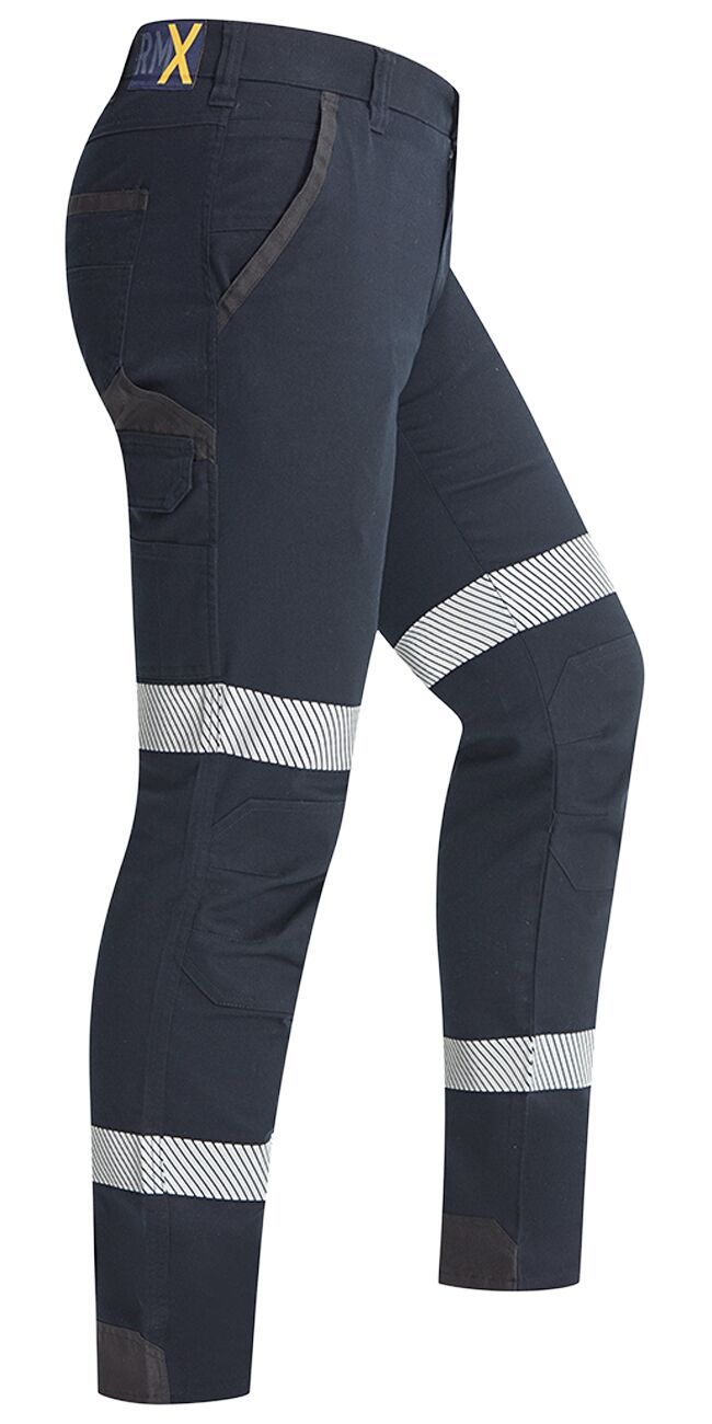 Ritemate Unisex RMX Fleixible Fit Tactical Pants with Reflective (RMX011R) Dark Navy