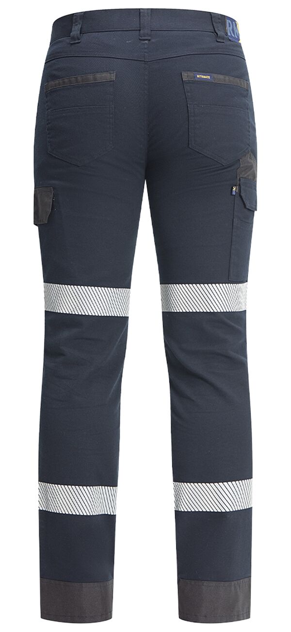 Ritemate Unisex RMX Fleixible Fit Tactical Pants with Reflective (RMX011R) Dark Navy