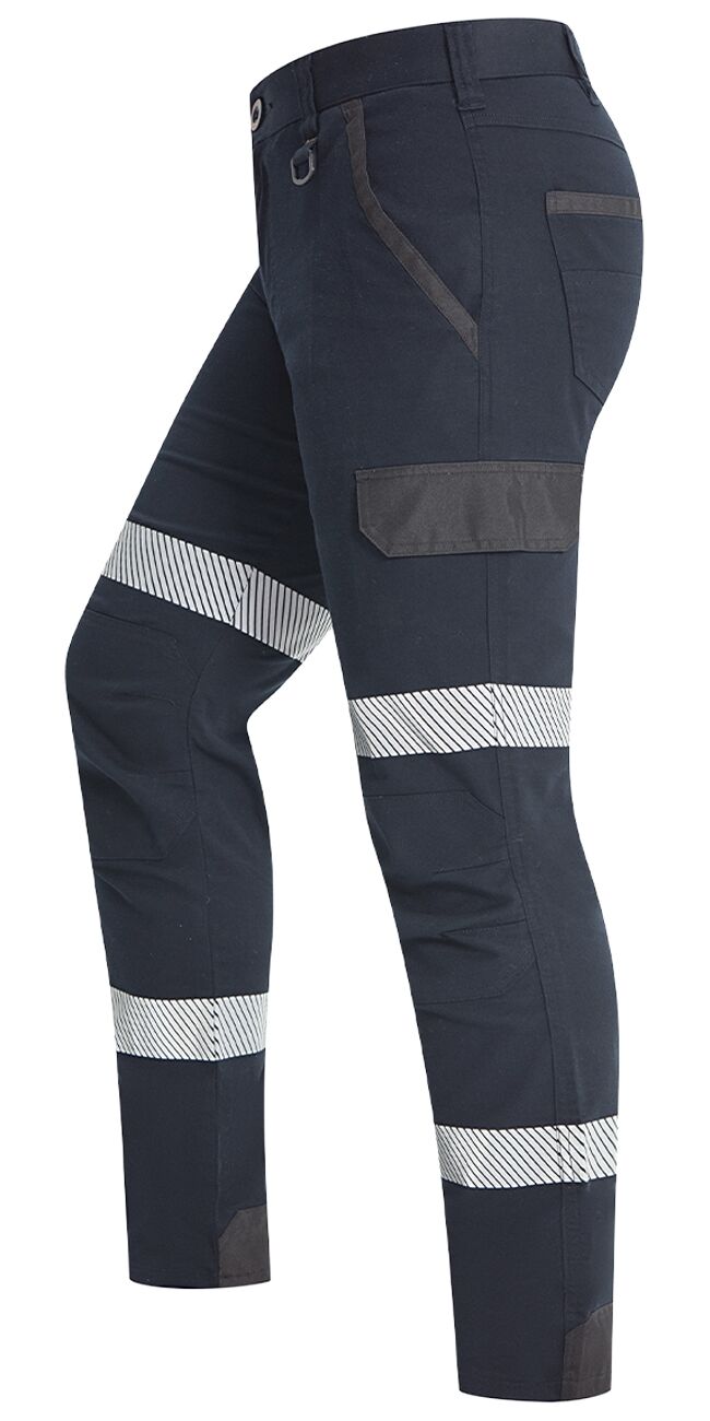 Ritemate Unisex RMX Fleixible Fit Tactical Pants with Reflective (RMX011R) Dark Navy