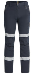 Ritemate Unisex RMX Fleixible Fit Tactical Pants with Reflective (RMX011R) Dark Navy