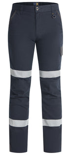 Ritemate Unisex RMX Fleixible Fit Tactical Pants with Reflective (RMX011R) Dark Navy