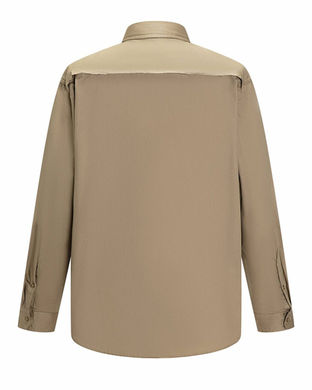 Ritemate Unisex Vented Open Front Lightweight L/S Work Shirt (RM108V3) Khaki