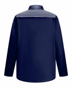 Ritemate Unisex Vented Open Front Lightweight L/S Work Shirt (RM108V3) Navy