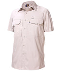 Ritemate Unisex RMX Flexible Open Front S/S Utility Shirt (RMX002S) Clay