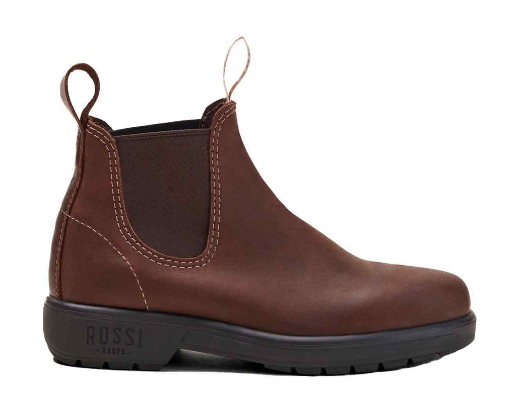 Rossi Boots Mens Endura Elastic Sided Boots (303RED) Redwood [SD]