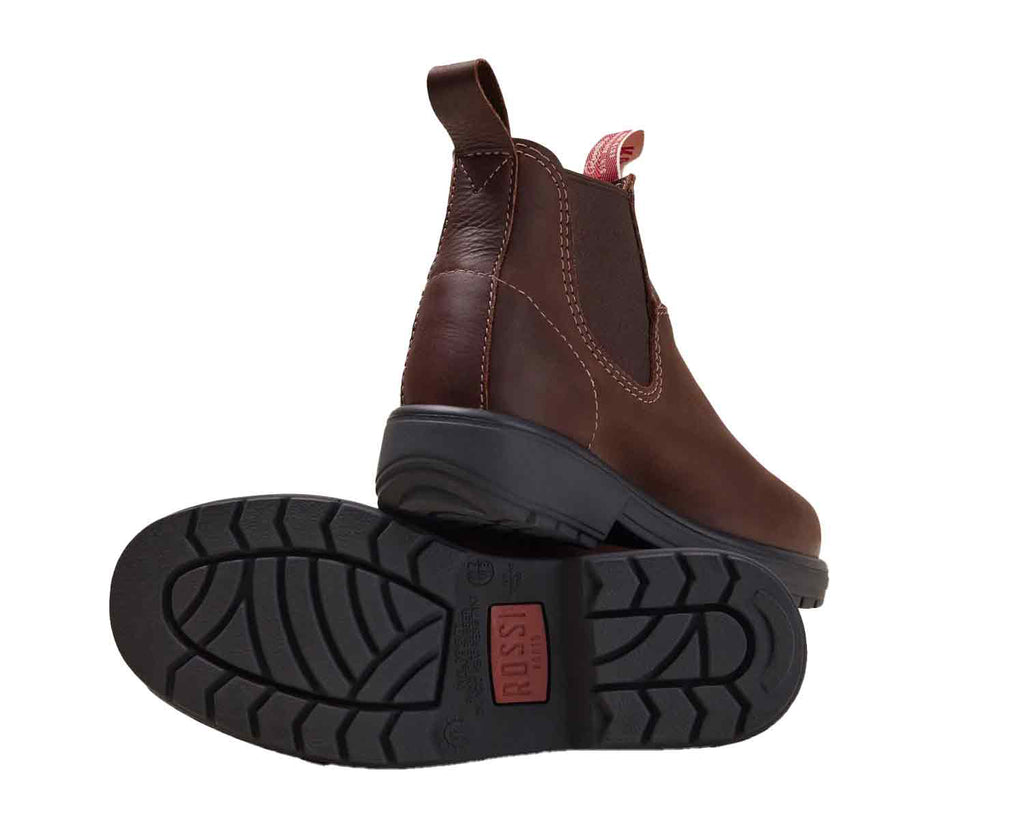 Rossi Boots Mens Endura Elastic Sided Boots (303RED) Redwood [SD]