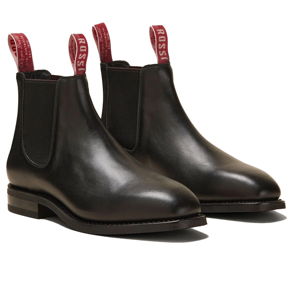 Rossi Boots Unisex Colt Chelsea Boots (503BLK) Black