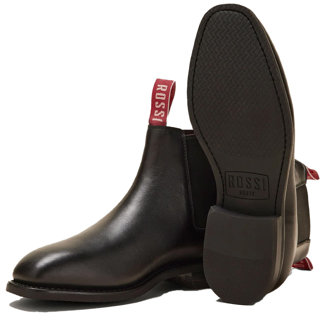 Rossi Boots Unisex Colt Chelsea Boots (503BLK) Black