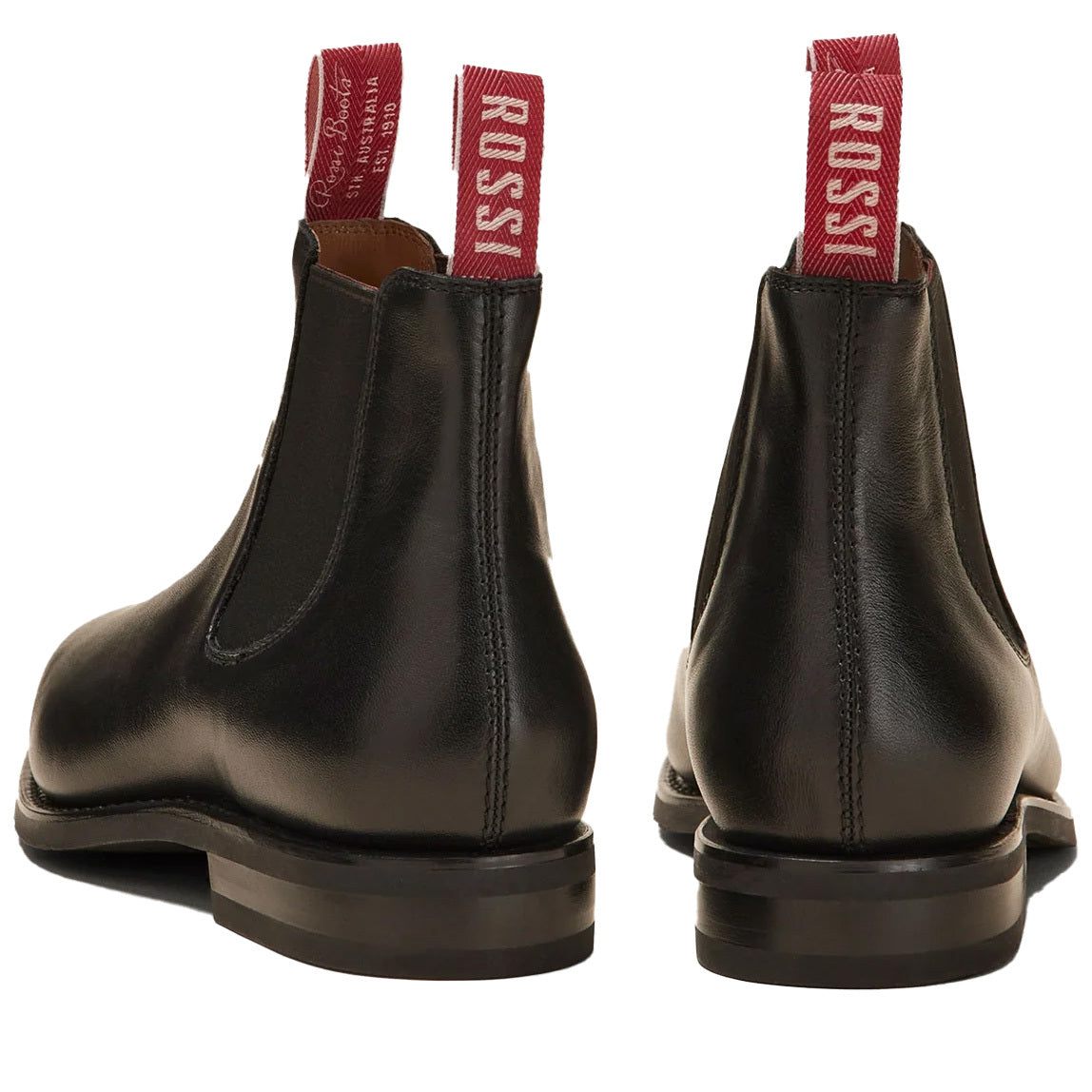 Rossi Boots Unisex Colt Chelsea Boots (503BLK) Black