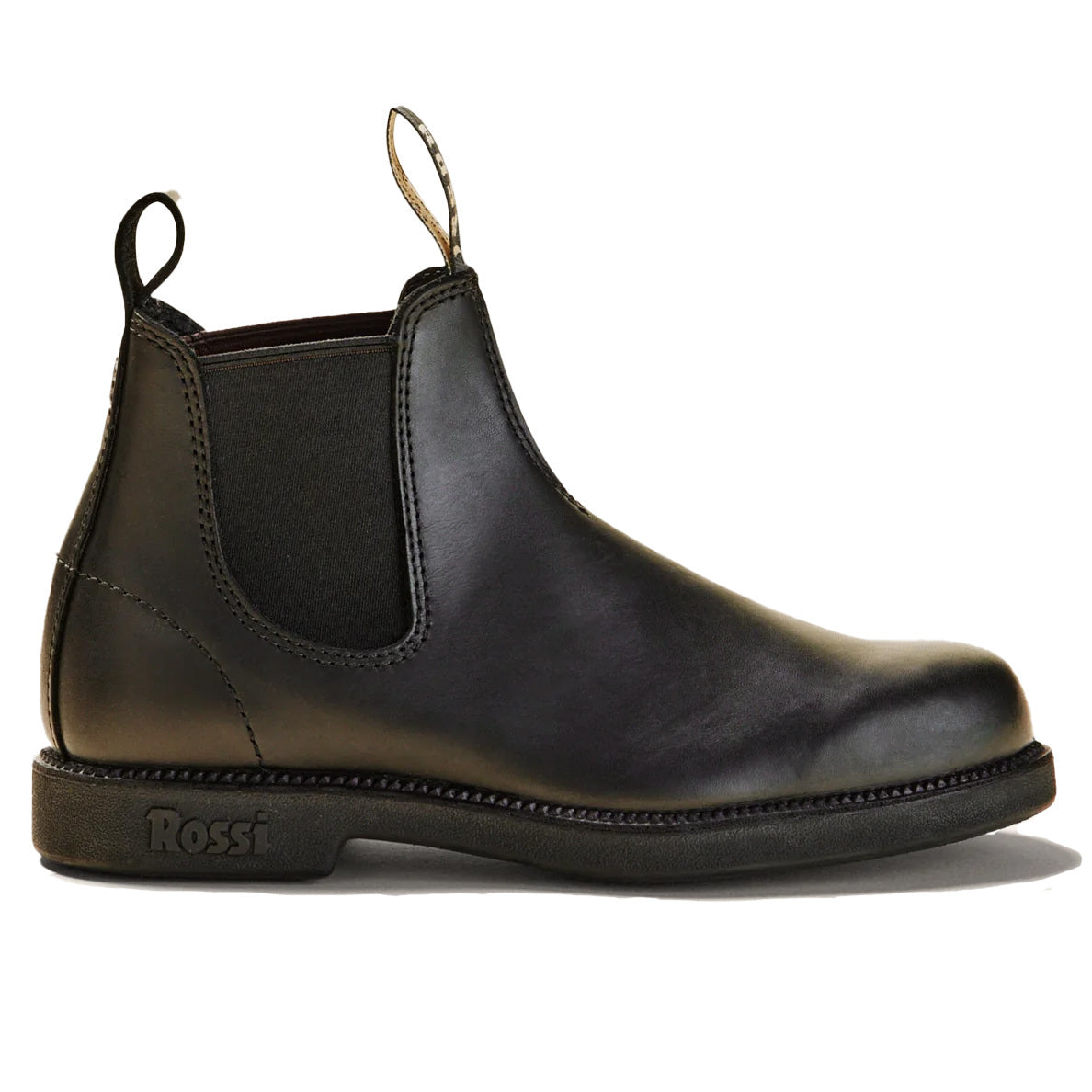 Rossi Boots Unisex Booma Elastic Sided Boots (607BLK) Black 