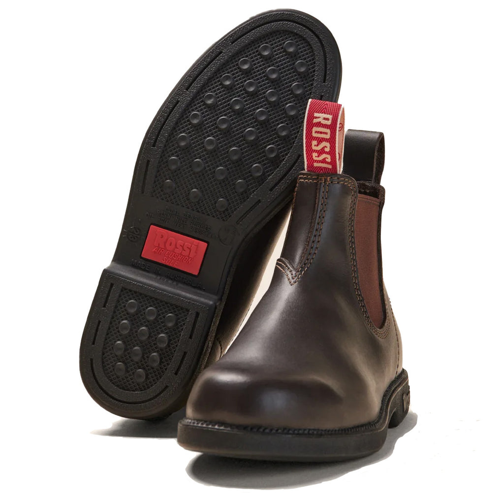 Rossi Boots Unisex Booma Elastic Sided Boots (607CLT) Claret