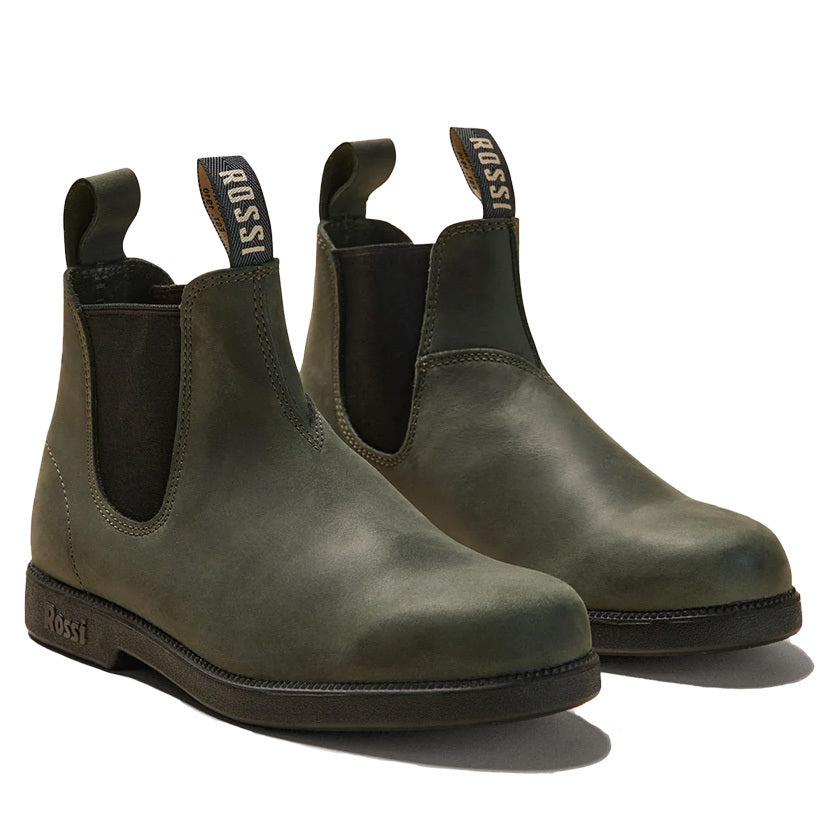 Rossi Boots Unisex Booma Elastic Sided Boots (607MOS) Moss 