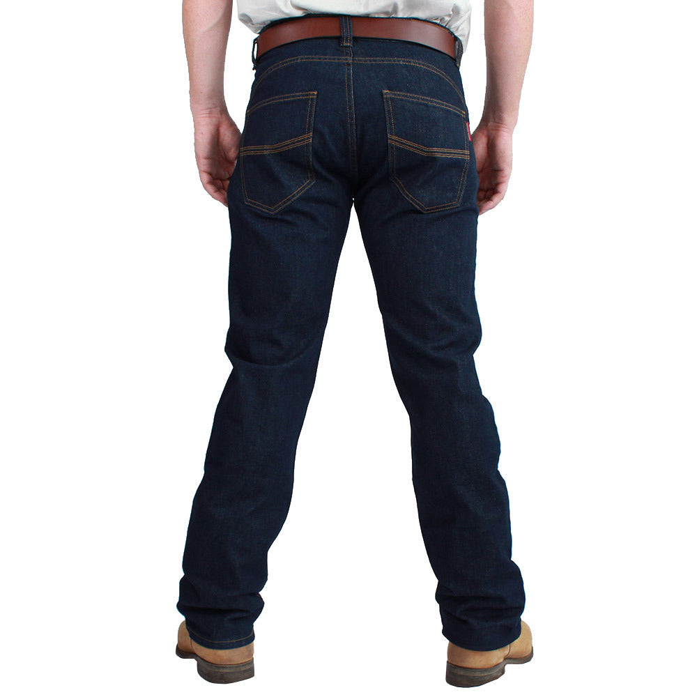 Ringers Western Mens Mitchell Classic Fit Straight Leg Jeans (117108003) Dark Blue [GD]