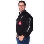 Ringers Western Mens Hawkeye Full Button Embroidered Work Shirt (118110002) Black
