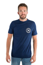 Ringers Western Mens Signature Bull Classic S/S Tee (120004RW) Navy with White Print
