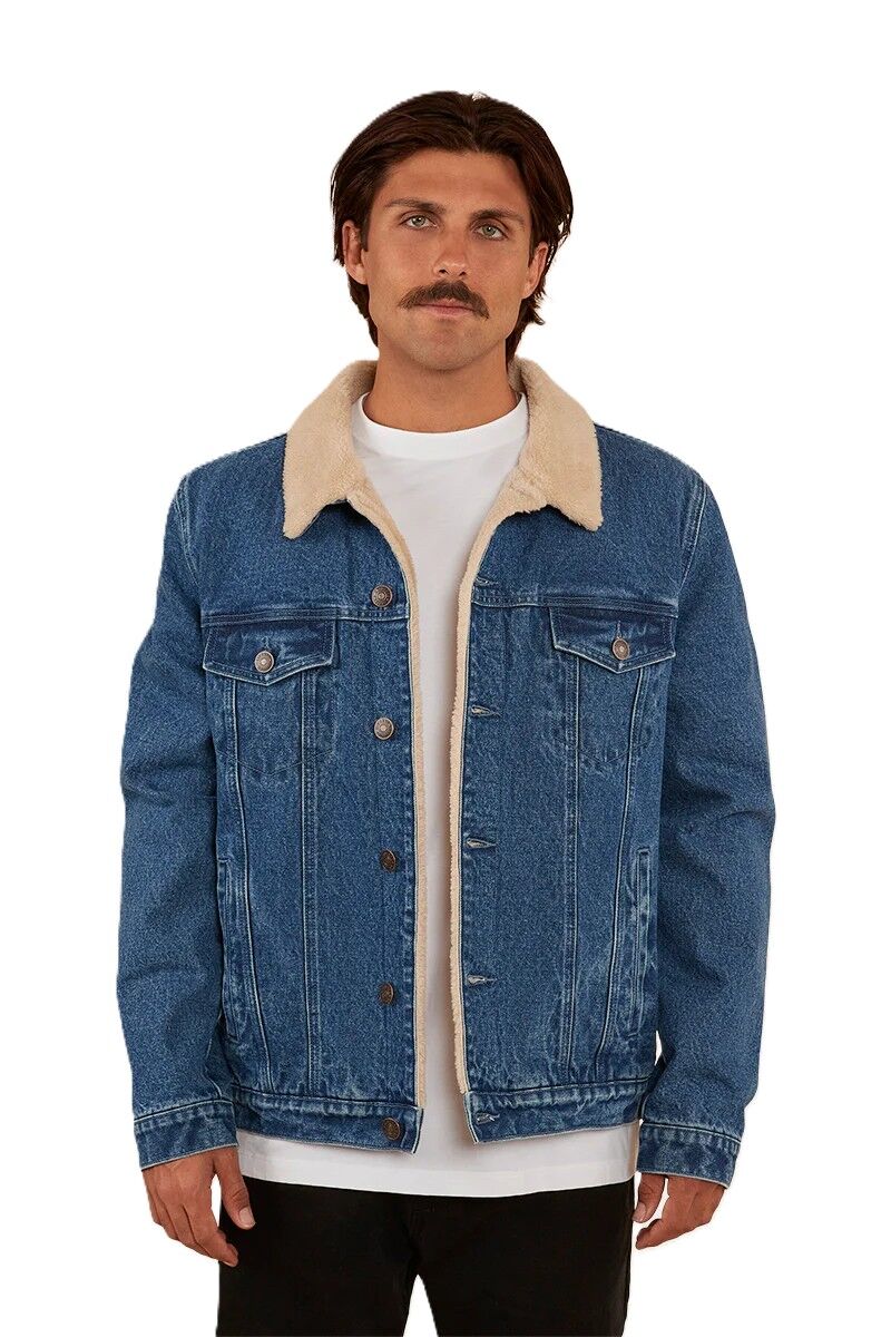 Ringers Western Mens Milawa Denim Jacket (120211801) Midwash Blue [SD]