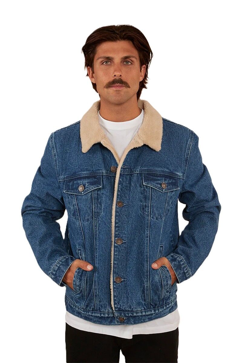 Ringers Western Mens Milawa Denim Jacket (120211801) Midwash Blue [SD]