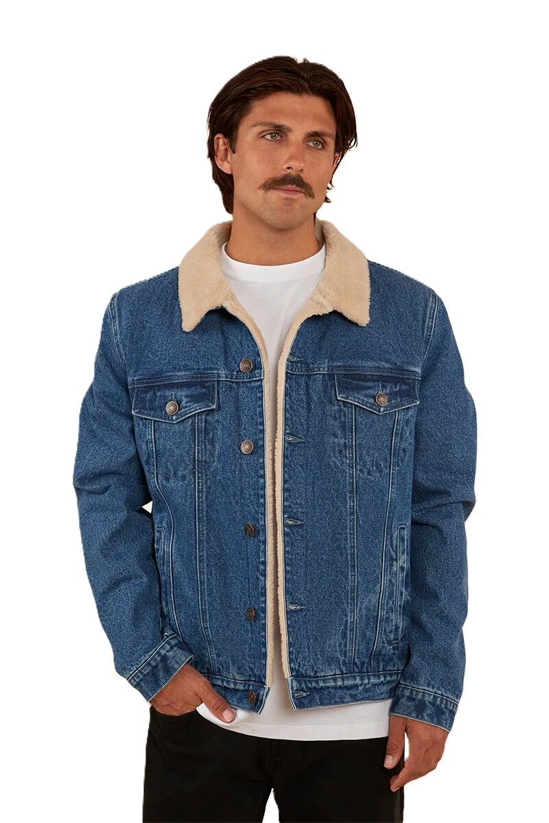 Ringers Western Mens Milawa Denim Jacket (120211801) Midwash Blue [SD]
