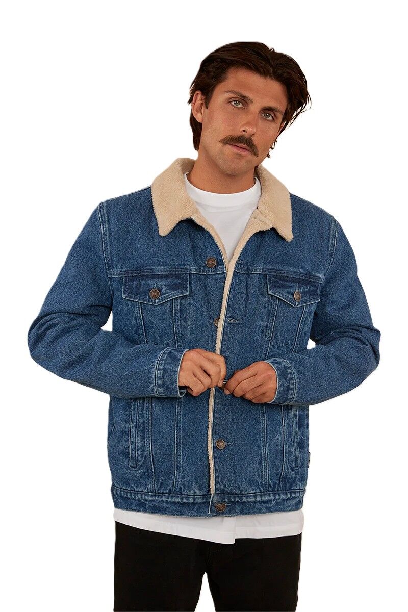 Ringers Western Mens Milawa Denim Jacket (120211801) Midwash Blue [SD]