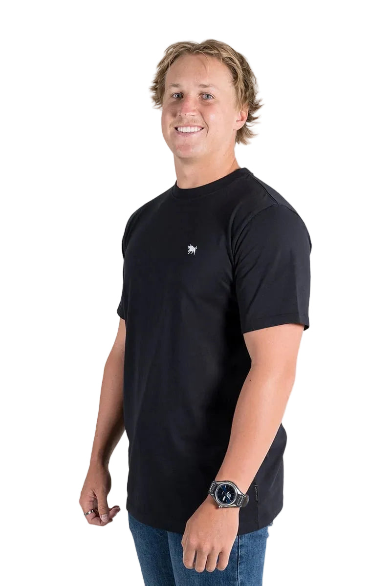 Ringers Western Mens Jarrahdale Classic Fit Tee (121076RW) Black
