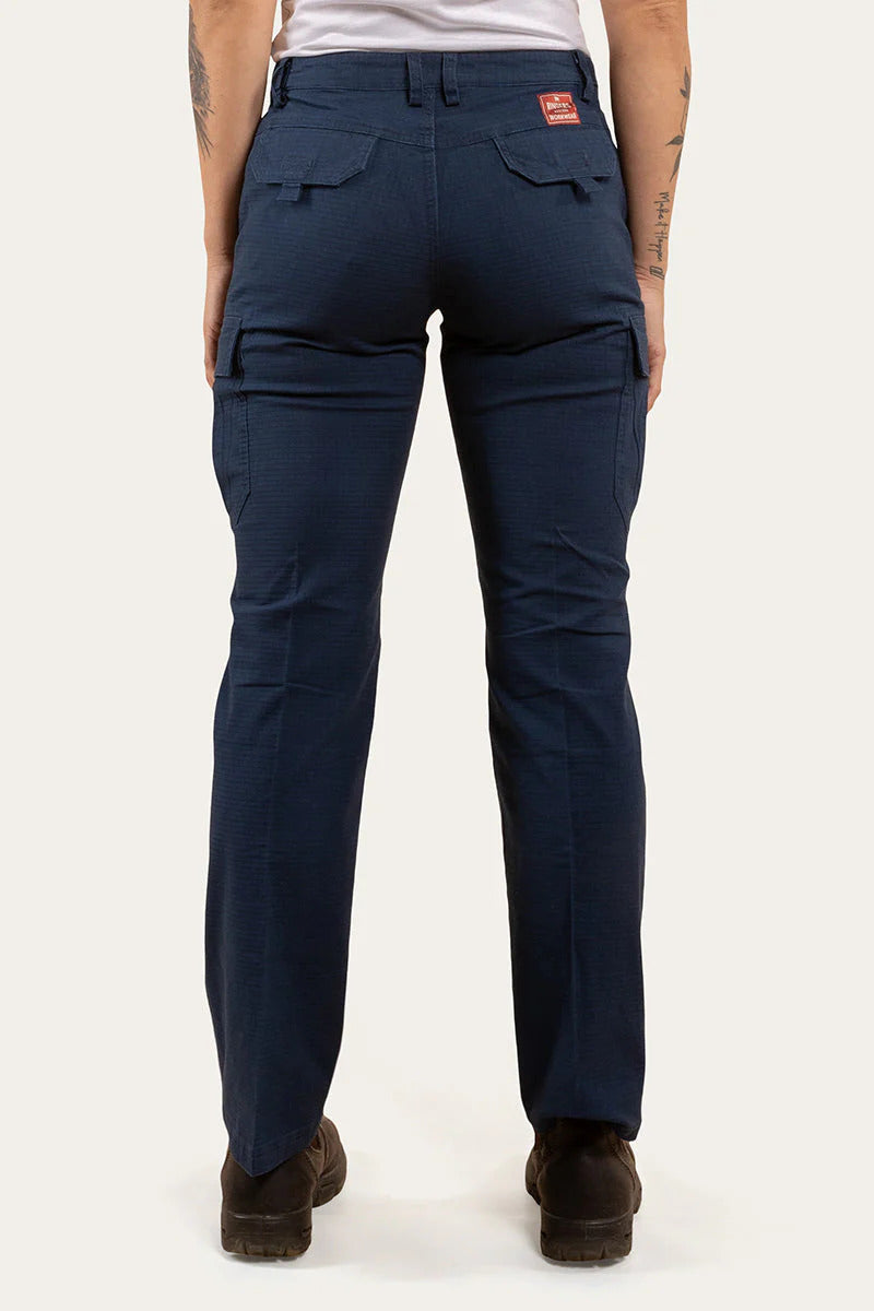 Ringers Western Womens Zeehan Ripstop Work Pants (220253RW) Dark Navy [GD]