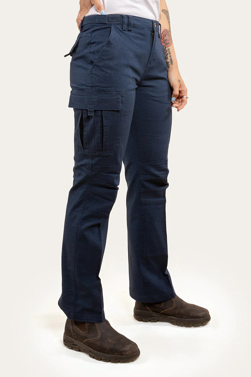 Ringers Western Womens Zeehan Ripstop Work Pants (220253RW) Dark Navy [GD]