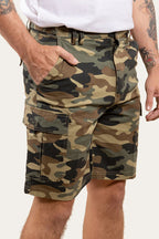 Ringers Western Mens Coober Pedy Ripstop Work Shorts (121102RW) Camo  [SD]