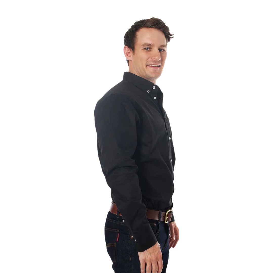 Ringers Western Mens Heritage L/S Dress Shirt (118109053) Black