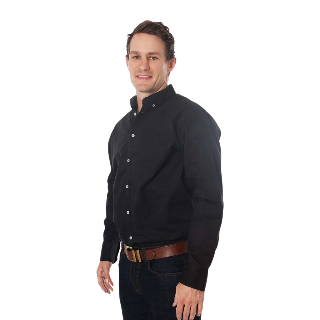 Ringers Western Mens Heritage L/S Dress Shirt (118109053) Black