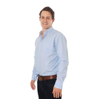 Ringers Western Mens Heritage L/S Dress Shirt (118109053) Blue Chambray