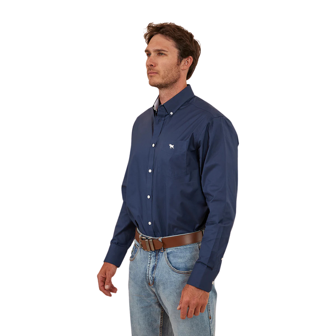 Ringers Western Mens Heritage L/S Dress Shirt (118109053) Navy